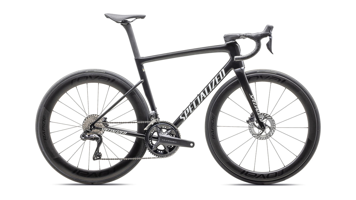 2025 Specialized Tarmac SL8 Pro - Shimano Ultegra Di2 (Gloss Carbon / Metallic White Silver / 52)