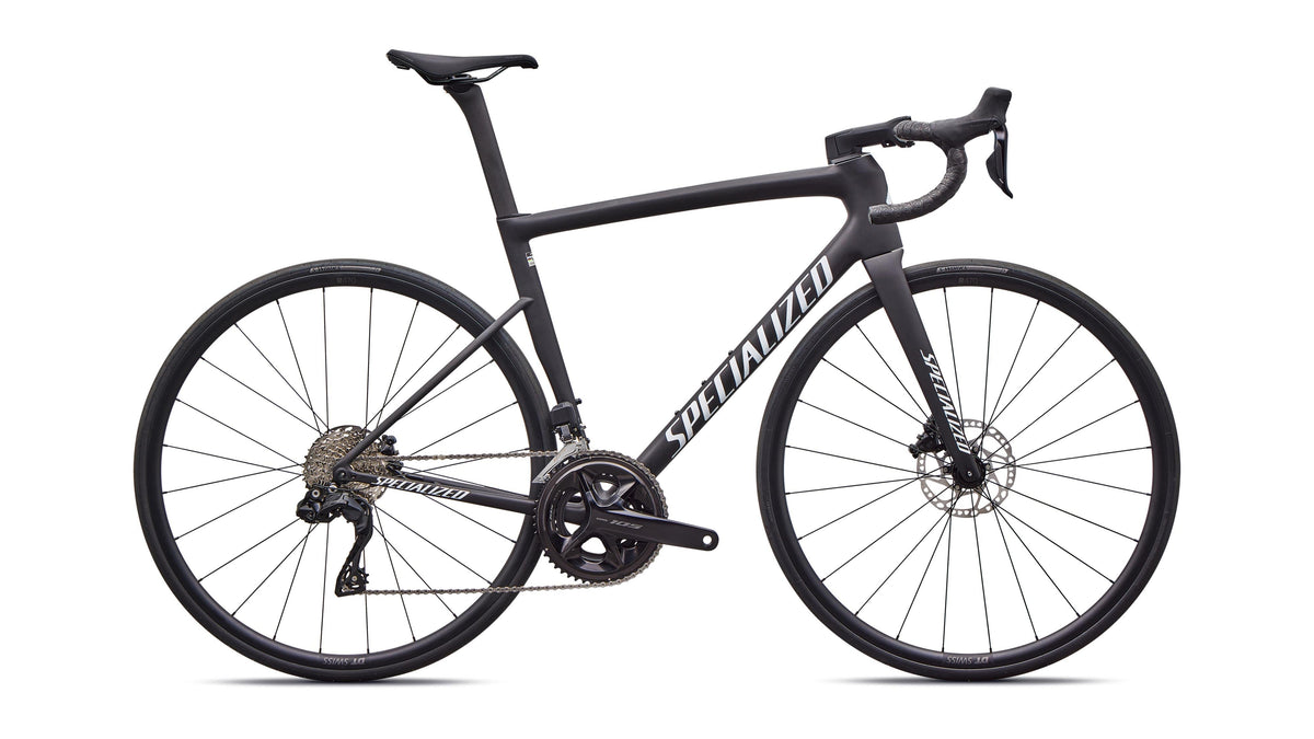 2026 Specialized Tarmac SL8 Comp - Shimano 105 Di2 (Satin Carbon / White / 49)
