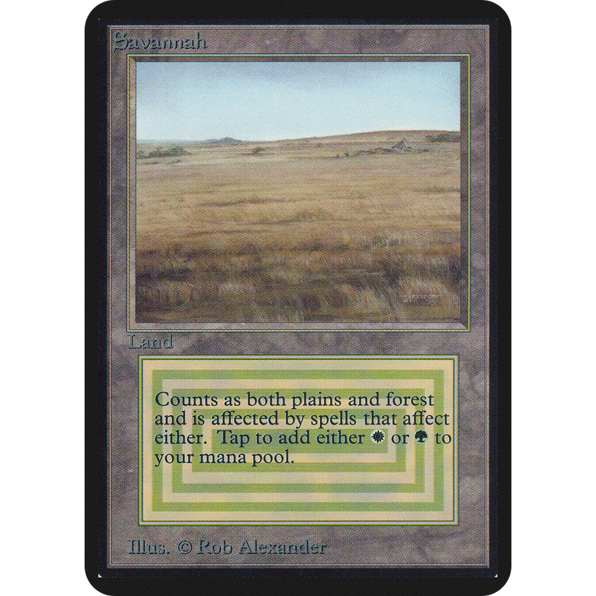 Savannah [Limited Edition Alpha] (Near Mint)