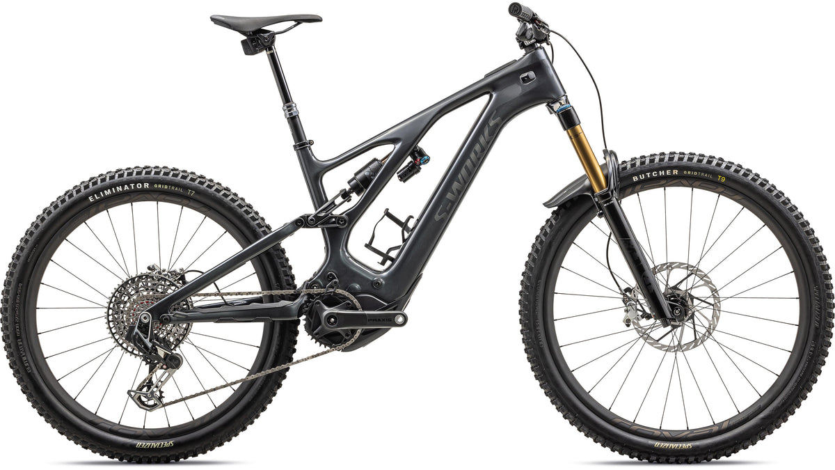2023 Specialized S-Works Turbo Levo 3 T-Type (Gloss Black Liquid Metal / Satin Black Chrome Foil / S6)