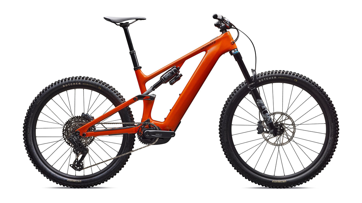 2026 Specialized Turbo Levo 4 Comp (Gloss Orange Tint Over Silver Dust / Dark Navy / S4)