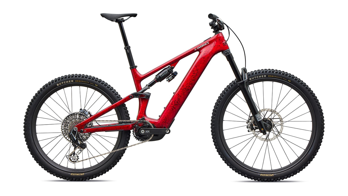 2027 Specialized S-Works Turbo Levo 4 (Gloss Red Tint / Silver Dust / Metallic White Silver / S5)