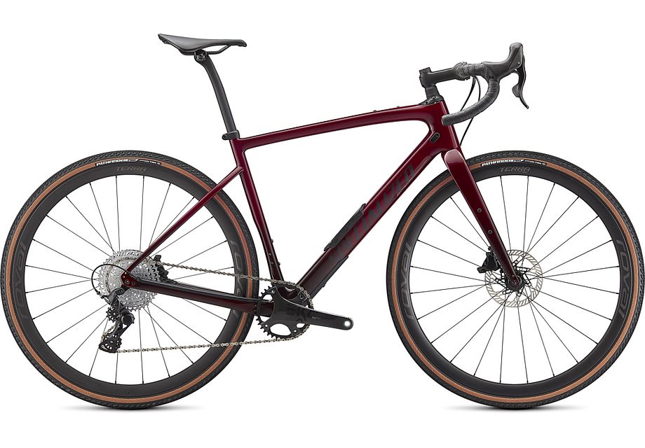 Specialized Diverge Ltd Carbon (Gloss Maroon/Black Tint Fade/Satin Black/Chrome / 49)