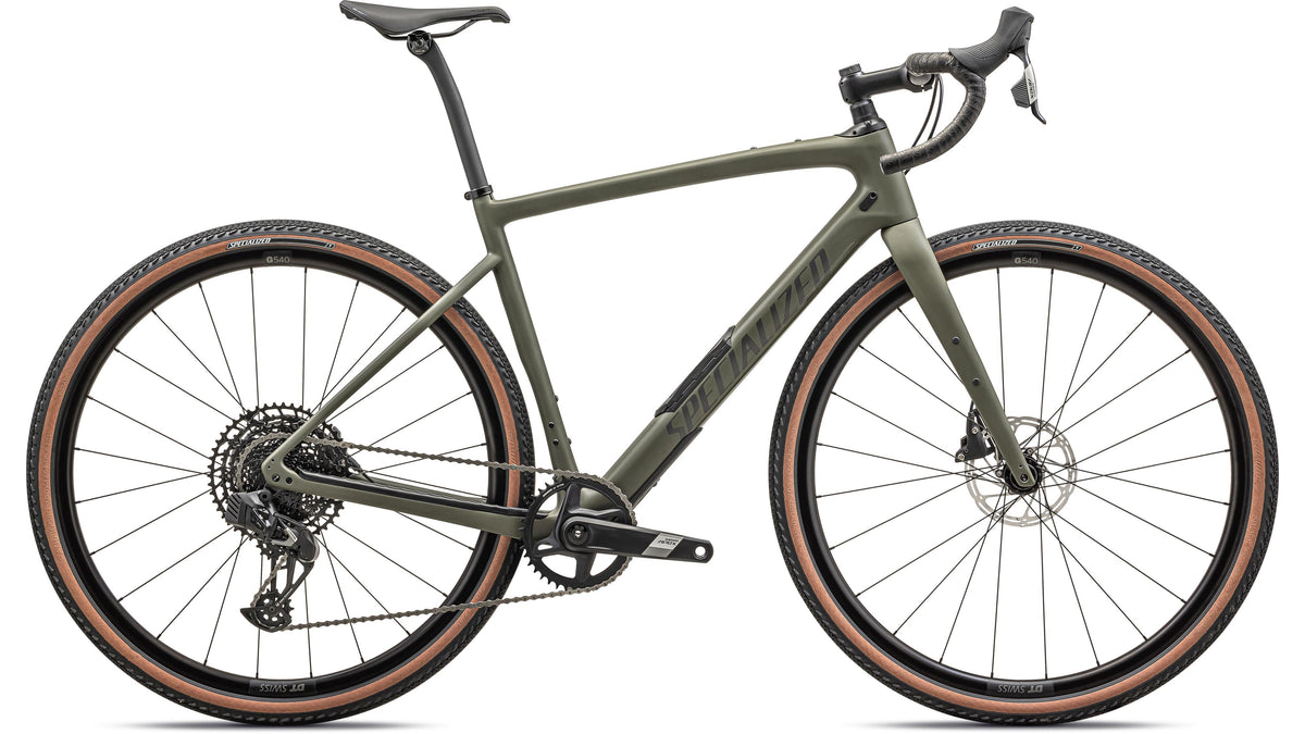 2024 Specialized Diverge Comp Carbon - SRAM Apex eTAP AXS (Gloss Metallic Sulfur / Amber Glow / Purple Haze / Metallic Obsidian / 52)