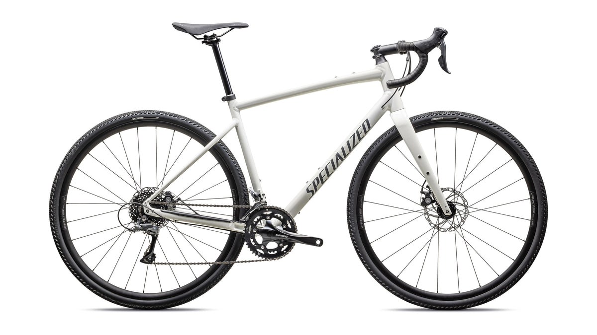 2025 Specialized Diverge E5 - Shimano Claris (Gloss Dune White / Ashen / 56)