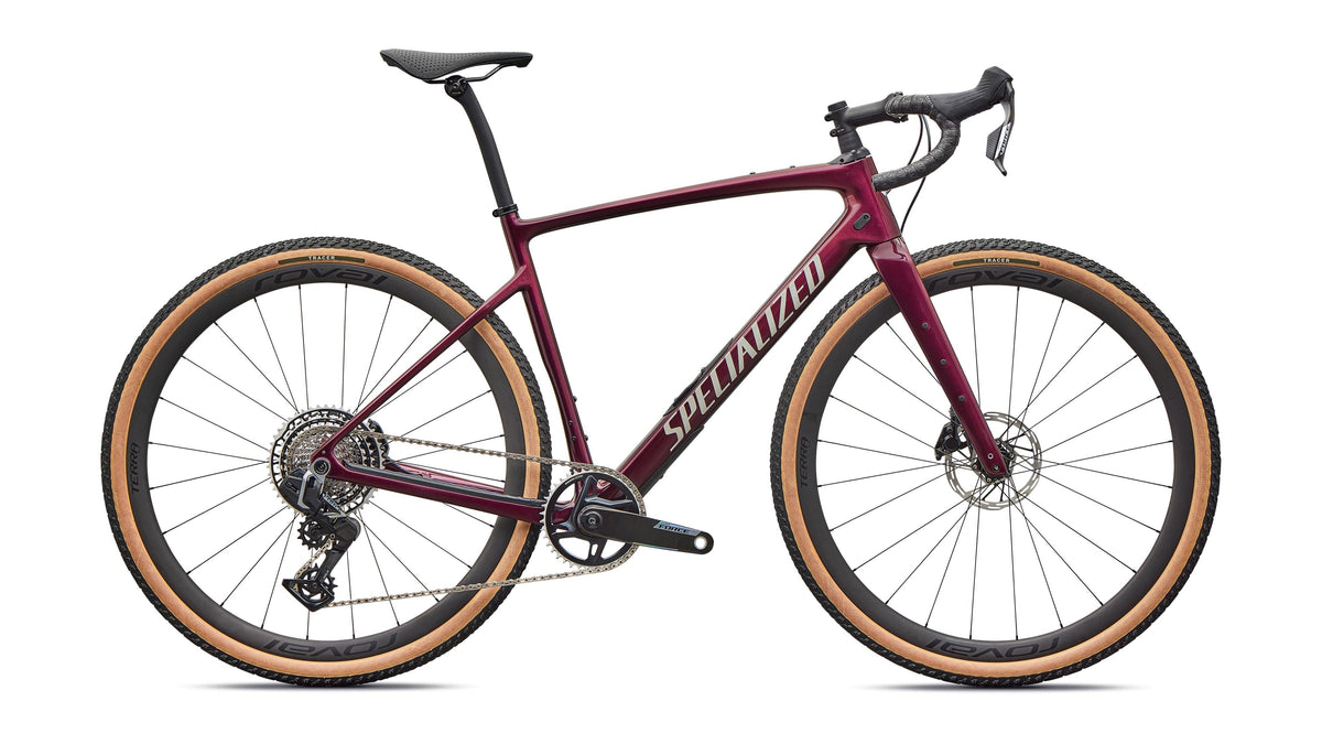 2026 Specialized Diverge 4 Pro - SRAM Force XPLR (Bordeaux Metallic / Pearl / Dolomite / 54)
