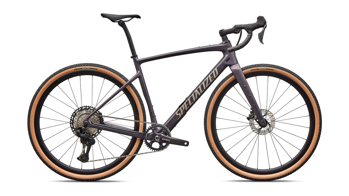 2026 Specialized Diverge 4 Expert - Shimano GRX Di2 (Smoke / Sandstone Metallic / 56)