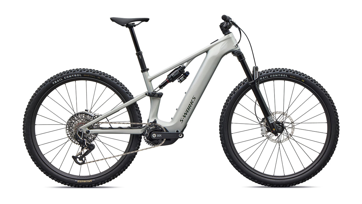 2027 Specialized S-Works Turbo Levo R (Gloss Dolomite / Viavi Silver Green Pearl / Oak Green Metallic / S6 / 29)