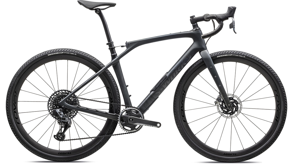2023 Specialized S-Works Diverge STR - SRAM RED eTAP AXS / XX1 Eagle AXS (Satin Forest Green / Dark Moss Green / Black Pearl / 49)