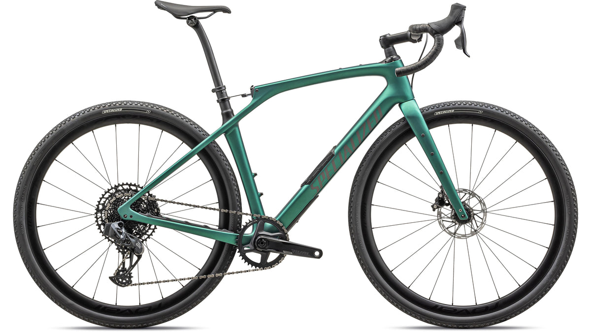 2024 Specialized Diverge STR Expert - SRAM Rival eTAP AXS / GX Eagle AXS (Satin Metallic Pine / Smoke / 61)
