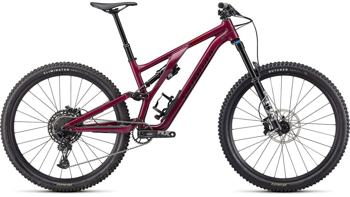 2022 Specialized Stumpjumper EVO Comp Alloy  - SRAM NX Eagle, FOX Rhythm (Gloss Raspberry / Black / S1)