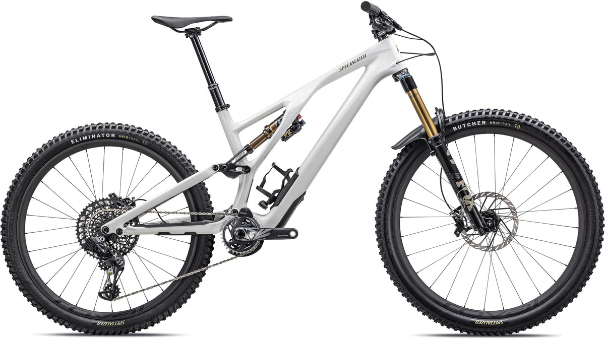 2023 Specialized Stumpjumper EVO Pro  - SRAM X01 AXS, FOX Factory (Gloss Dune White / Taupe / S6)