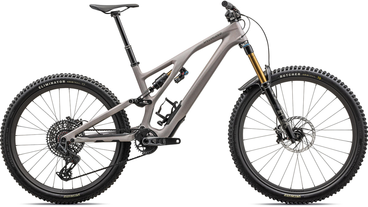 2024 Specialized Stumpjumper EVO Pro T-Type  - SRAM X0 AXS, FOX Factory (Satin Dune White / Dove Grey / Cool Grey / Amber Glow / Smoke / S3)