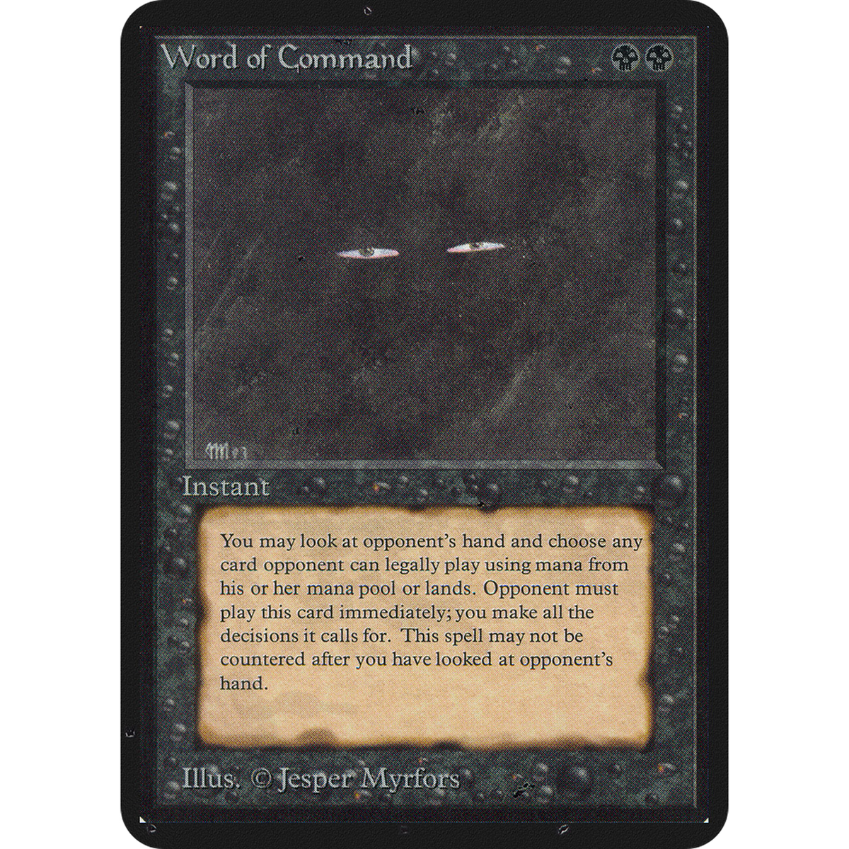 Word of Command [Limited Edition Alpha] (Near Mint)
