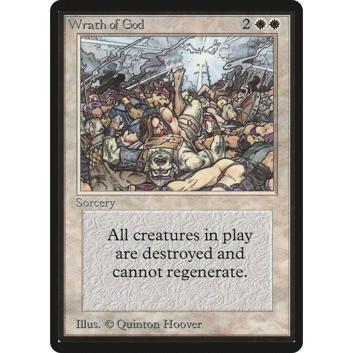 Wrath of God [Limited Edition Beta] (Lightly Played)