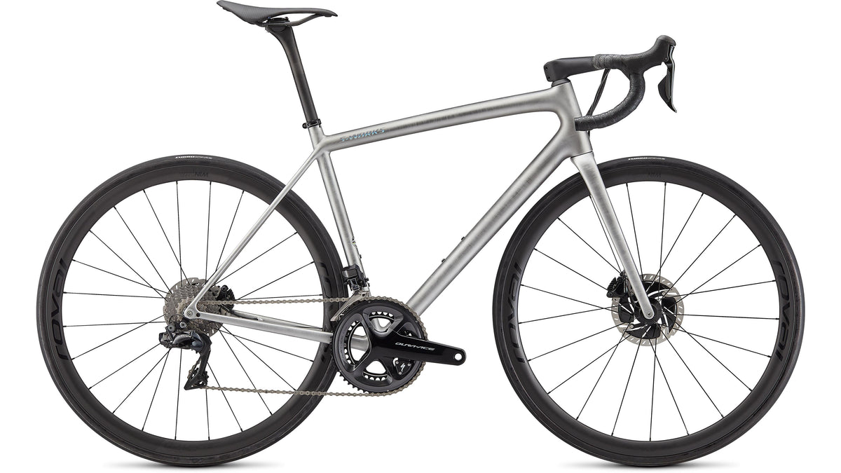 2021 Specialized S-Works Aethos - Founder's Edition (Satin Brushed Liquid Silver / Holographic / 56)