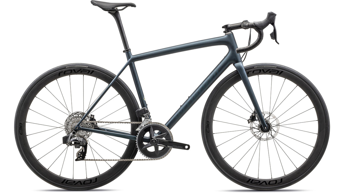2023 Specialized Aethos Expert - SRAM Rival eTAP AXS (Gloss Dune White / Metallic Obsidian / 61)