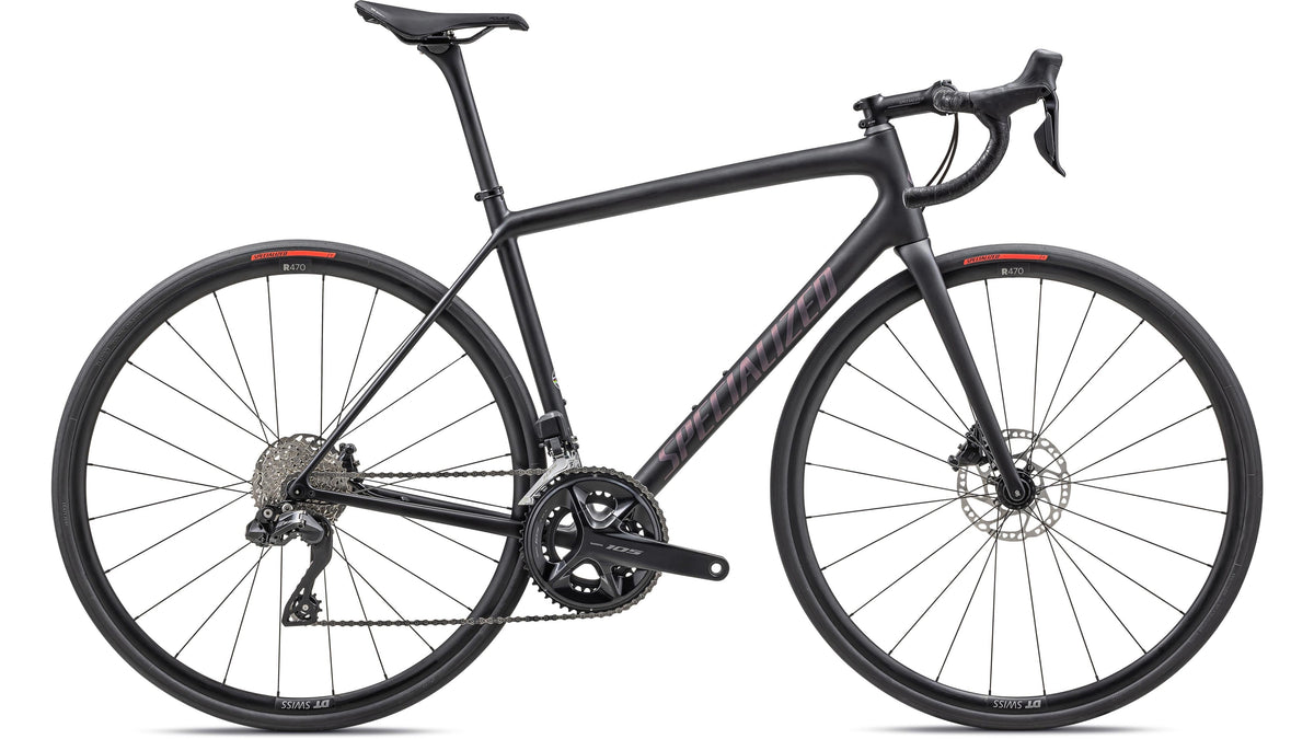 2023 Specialized Aethos Comp - Shimano 105 Di2 (Satin Carbon / Abalone Over Carbon / 49)