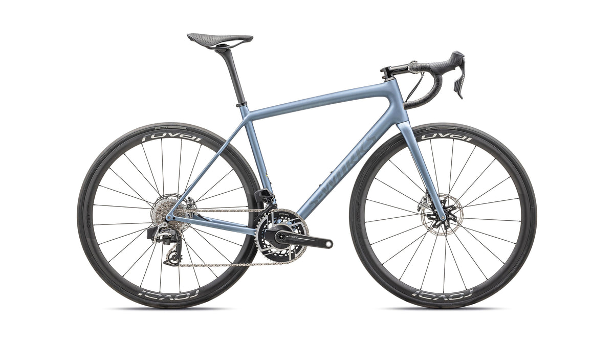 2025 Specialized S-Works Aethos LTD - SRAM RED AXS (Satin Glacial Metallic / 25% Choas Pearl / 49)