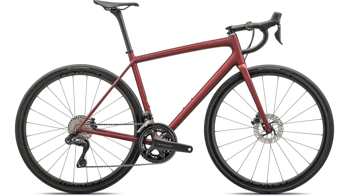 2024 Specialized Aethos Pro - Shimano Ultegra Di2 (Satin Red Sky / Red Onyx / 52)