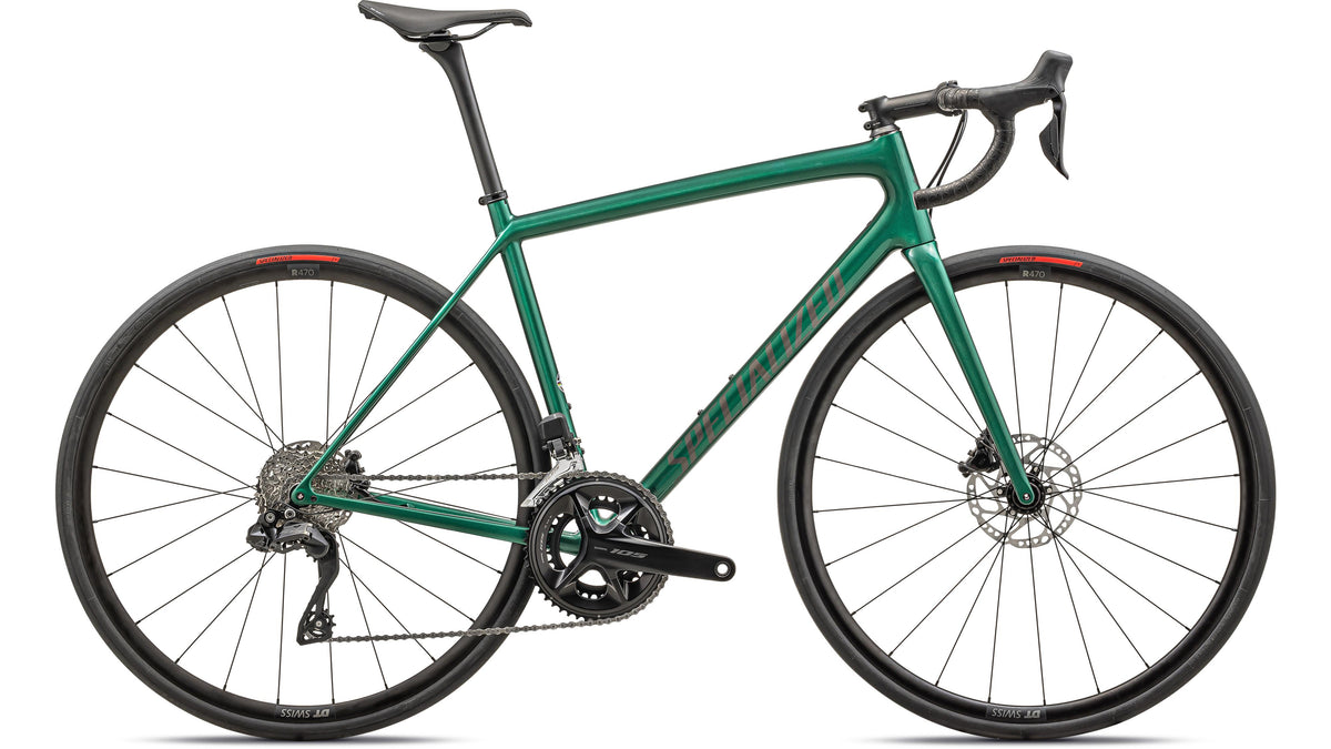 2024 Specialized Aethos Comp - Shimano 105 Di2 (Gloss Metallic Pine Green Smoke / 61)