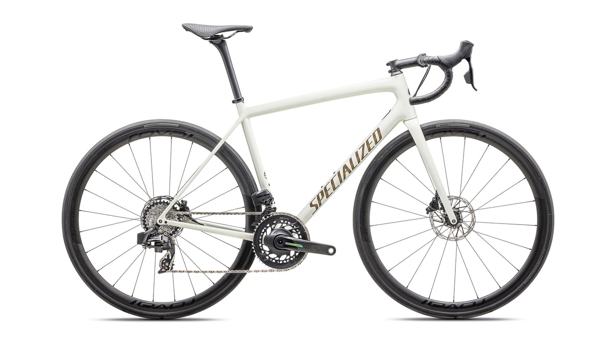 2025 Specialized Aethos Pro - SRAM Force eTAP AXS (Gloss Birch / Gold Pearl Radial Fades / Burnt Gold Metallic / 52)