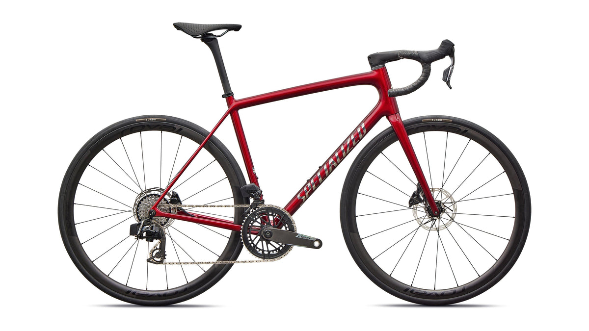 2026 Specialized Aethos 2 Pro - SRAM Force AXS (Gloss Red Sky / Chrome / 61)
