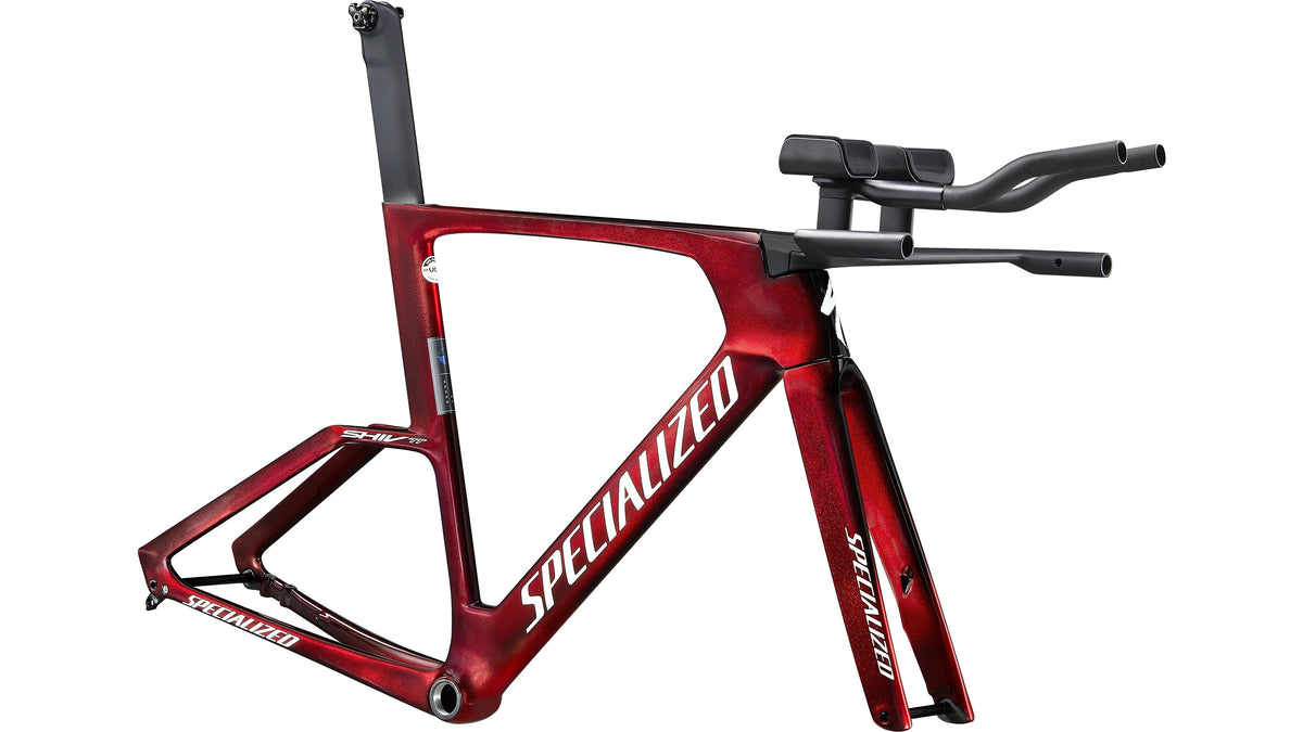 2022 Specialized S-Works Shiv TT Disc Module - Speed of Light Collection (Red Tint / Chameleon / White / L)