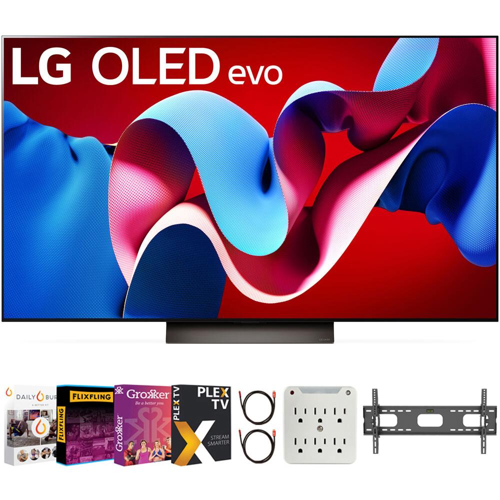 65" OLED evo C4 Series Smart TV 4K Processor (2024) with Movies Streaming Pack