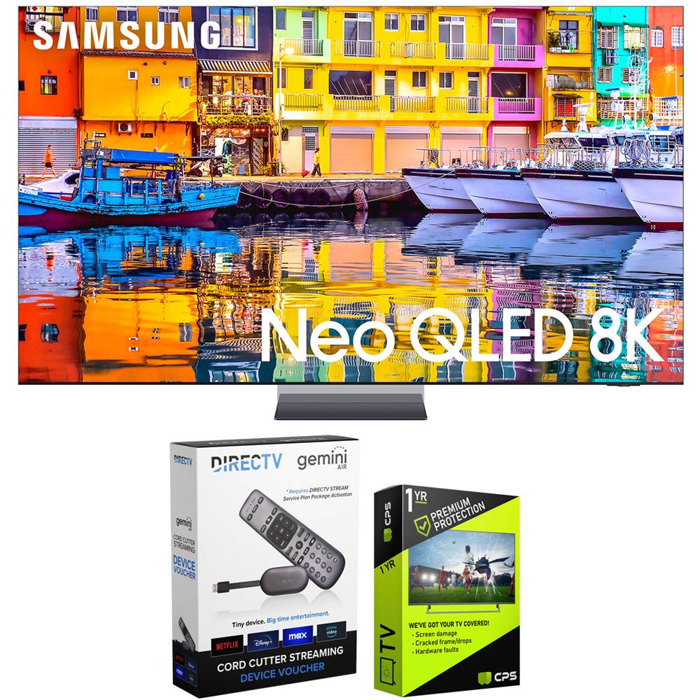 Samsung 85" Neo QLED 8K Smart TV (2024) Bundle with Redeemable DIRECTV Gemini Air