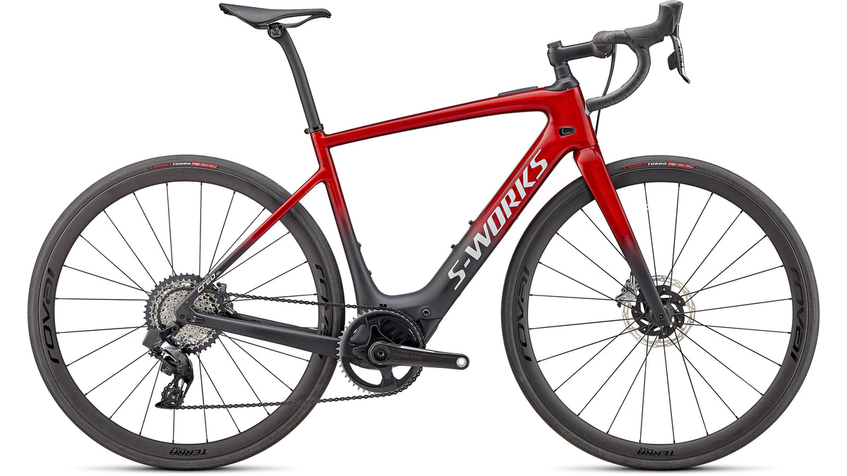 2022 Specialized S-Works Turbo Creo SL (Red Tint / Spectraflair / Silver / Black / Chrome / S)