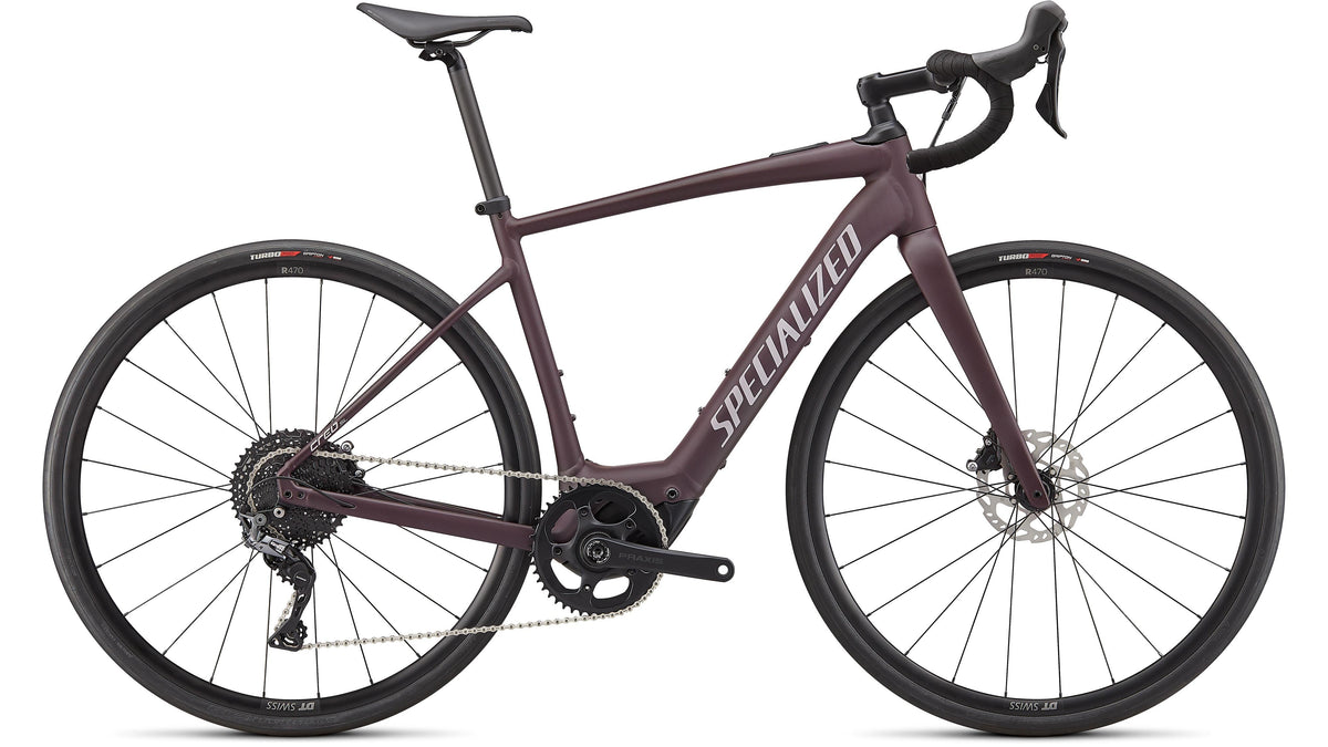 2023 Specialized Turbo Creo SL Comp E5 (Tarmac Black / Metallic White Silver / XL)