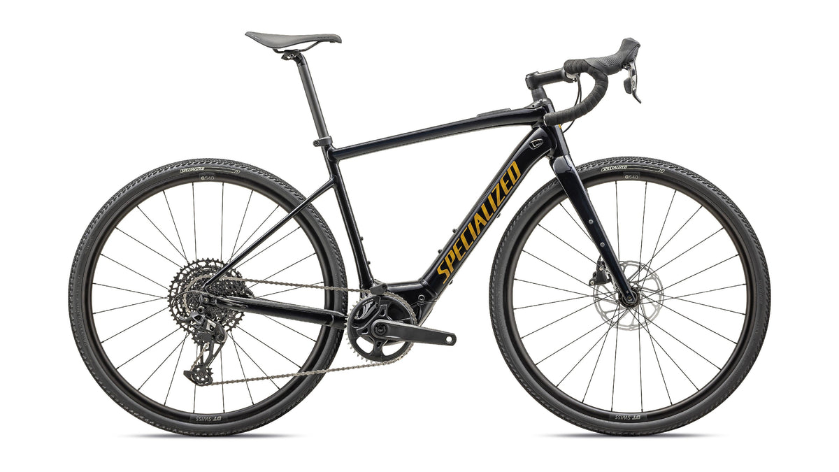2025 Specialized Turbo Creo 2 Comp E5 - SRAM Apex Eagle (Gloss Metallic Dark Navy / Harvest Gold Metallic / 49)