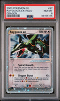 [PSA 8 - NM-MT] RAYQUAZA EX-HOLO #97 - Dragon - Pokemon ex Dragon (2003)