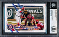 Juan Soto Autographed 2021 Topps Opening Day Card #213 New York Yankees Beckett BAS #17069738
