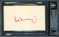 Hank Greenberg Autographed 3x5 Index Card Detroit Tigers Beckett BAS #17070428
