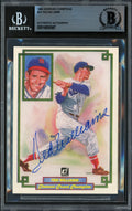 Ted Williams Autographed 1984 Donruss Grand Champions Card #14 Boston Red Sox Beckett BAS #16856987