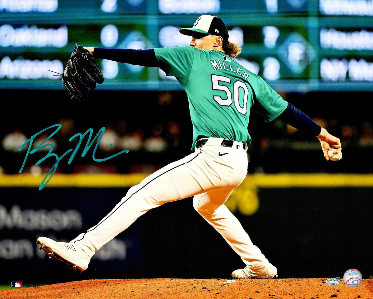 Bryce Miller Autographed 16x20 Photo Seattle Mariners MCS Holo