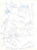 1970's NBA/ABA Greats Autographed 8.5x11 Photo With 24 Total signatures Including John Williamson Beckett BAS #A06359