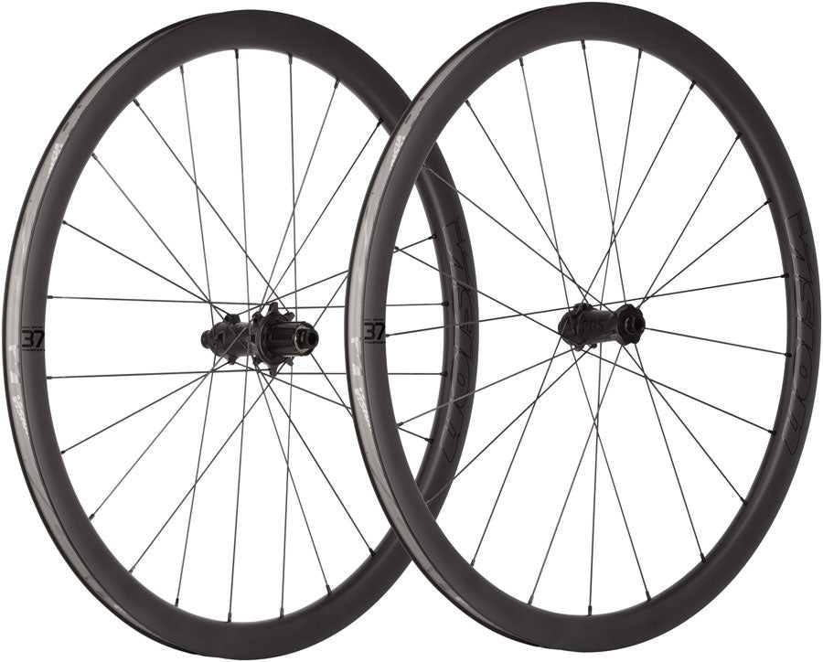 Vision Metron 37 TL Wheelset - 700, 12 x 100mm/12 x 142mm, Center-Lock, HG 11/12, Carbon, Black