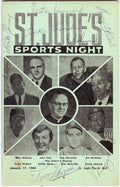 1965 Autographed Program With 8 Total Signatures including Elston Howard PSA/DNA #AB04674