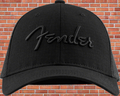 Fender® Snap Back Pick Holder Hat, Black