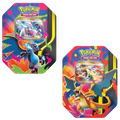 Pokémon TCG: Mega Charizard X/Y Tin (Factory Sealed Case of 6 Tins (3 of Each))