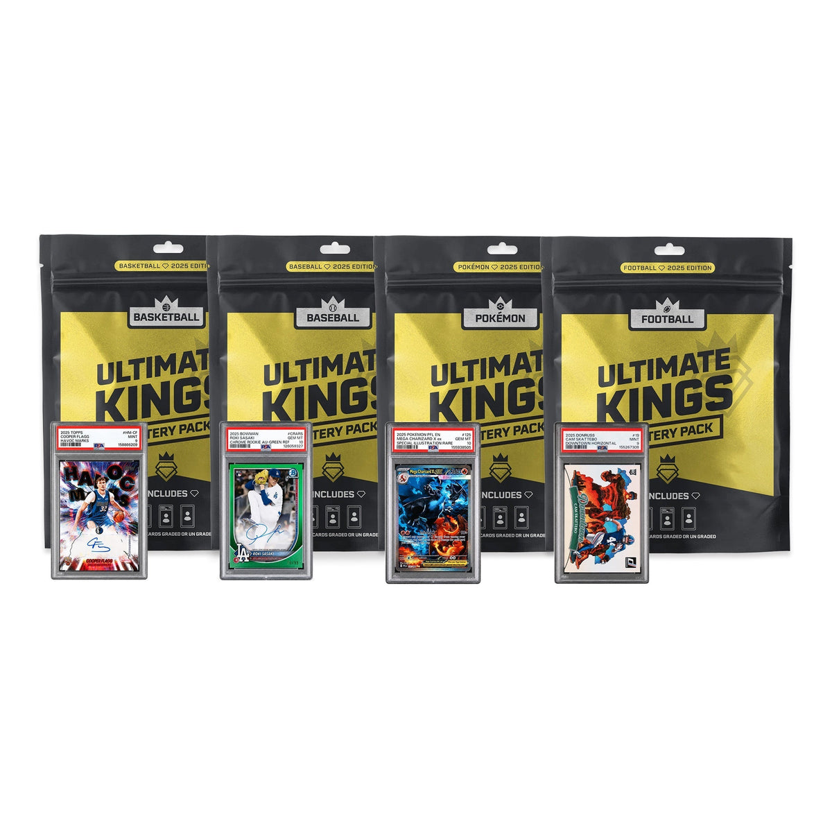 Ultimate Kings Mystery Pack - (3) Premium Cards Value $250-$2500+ (Pokémon)