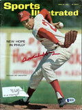 Art Mahaffey Autographed Sports Illustrated Magazine Philadelphia Phillies Beckett BAS #B63507