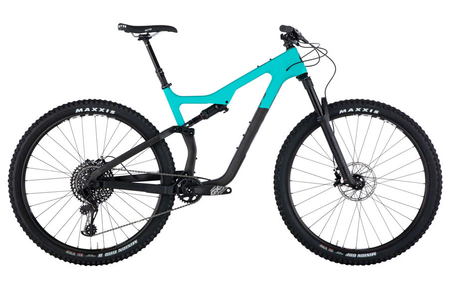 Salsa Horsethief Carbon GX Eagle Bike - Teal/Raw Carbon (29" Carbon Large)