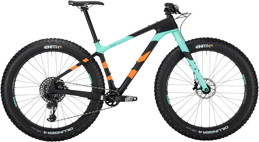Salsa Beargrease Carbon GX Eagle Fat Bike - Black (27.5" Carbon Black Small)