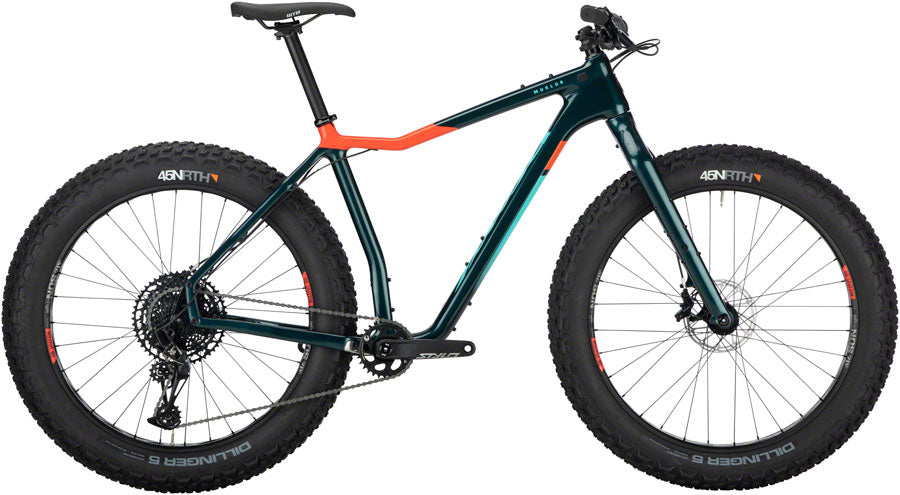 Salsa Mukluk Carbon NX Eagle Fat Bike - Dark Green (26" Carbon Green X-Small)