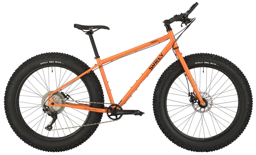 Surly Pugsley Fat Bike - Candied Yam Orange (26" Steel Orange Medium)