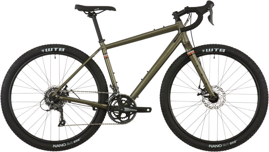 Salsa Journeyman Claris 650 Bike - Dark Olive (650b Aluminum Olive 50cm)